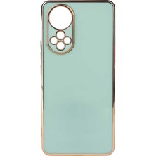 Kvy Huawei Nova 9 Parlak Kenarlı Bark Silikon Kılıf Ekran Koruyucu