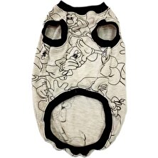 Gobo Mickey Mouse Desenli Kedi Köpek Kıyafeti Elbisesi