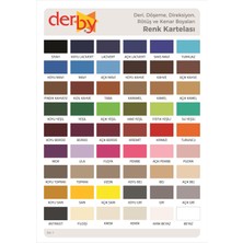 Derby Special Deri Boyası / Mont - Eşya - Çanta - Cüzdan - Kemer 100 ml - Kartela Renkleri