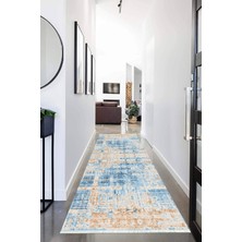 Napoli Home Dijital Baskılı Kaymaz Taban Yıkanabilir Modern Desenli Koridor Halısı Yolluk NHU-HS-360