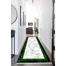 Napoli Home Dijital Baskılı Kaymaz Taban Yıkanabilir Modern Desenli Koridor Halısı Yolluk NHU-HT-806