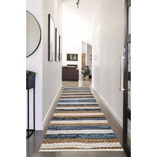 Napoli Home Dijital Baskılı Kaymaz Taban Yıkanabilir Modern Desenli Koridor Halısı Yolluk NHU-HS-356