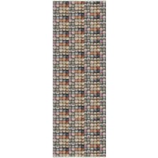 Napoli Home Dijital Baskılı Kaymaz Taban Yıkanabilir Modern Desenli Koridor Halısı Yolluk NHU-HY-1046