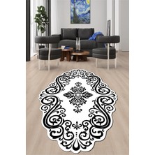 Napoli Home Dijital Baskılı Kaymaz Taban Yıkanabilir Lazer Kesim Salon Halısı ve Yolluk NH-LZR-HT-889