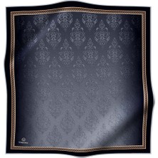 Vissona Twill Ipek Eşarp Gümüş-5