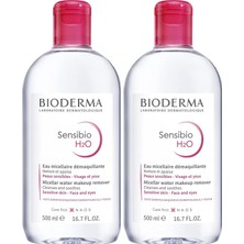 Bioderma Sensibio H2O 500 ml 2 Adet