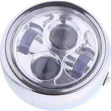 Wetnwind 6.5 "inç Motosiklet Far Drl Cafe Racer White Için LED Yuvarlak Işık - 114 cm (Yurt Dışından)