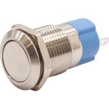 Motorobit 12A-P1 12MM Düz Yaylı Metal Buton
