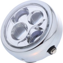 Wetnwind 6.5 "inç Motosiklet Far Drl Cafe Racer White Için LED Yuvarlak Işık - 114 cm (Yurt Dışından)
