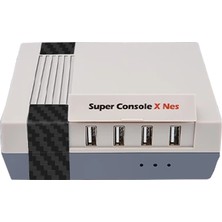 Kinhank Retro Super Konsol x Nes 64GB Kablosuz Çift Joystick 50+ Oyun Konsolu ve 50.000+ Oyun KHNK000001XNES