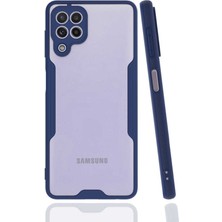 MTK Moveteck Samsung Galaxy M33 5g Uyumlu Kılıf Kamera Lens Korumalı Ince Slim Renkli Hayalet Kapak