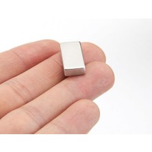 Mıknatıs Avm Köşeli Güçlü Neodyum Mıknatıs - 20x10x5 mm (2 Adet Set)