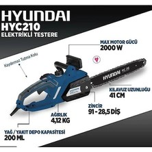 Hyundai Elektrikli Testere 2000W 41CM HYC210