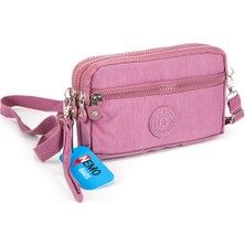 Nemo Bags Kadın Büyük Cüzdan Su Geçirmez 4 Gözlü Bileklikli ve Askılı (1.30CM) 20X12CM