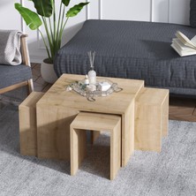 Decormet Ortanca Sehpa Safir Meşe