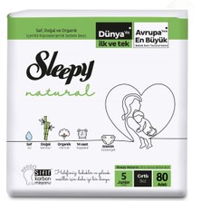 Sleepy Natural Cırtlı Bebek Bezi Ultra Avantaj Paket 5 Numara 11-18 Kg 160 Adet