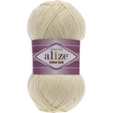 Alize Yazlık Pamuk Ip Cotton Gold Amugurimi Örgü Ipi 01 Krem