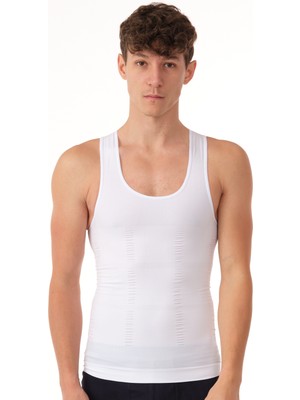 Inner Vision Inner Vision, Karın ve Bel Bölgesini Şekillendiren Karın Bölgesini Sağlamlaştıran Sırtı Destekleyen Dar Kalıp Erkek Sıkıştırıcı, Spor Atlet