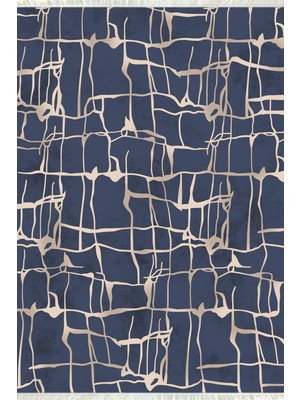 Napoli Home Kaymaz Taban Yıkanabilir Modern Desenli Salon Halısı ve Yolluk NH-HY-1005