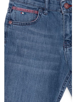 U.S. Polo Assn. Erkek Çocuk Kırmızı Jean Şort 50247283-VR030