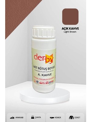 Derby Deri Eşyalar Için Örtücü Yoğun Rötuş Boyası 100 ml - Kartela Renkleri