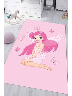 Napoli Home Dijital Baskılı Kaymaz Tabanlı Yıkanabilir Çocuk Odası Halısı NHÇ-HP-659