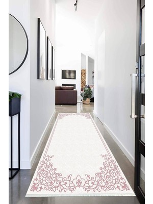 Napoli Home Dijital Baskılı Kaymaz Taban Yıkanabilir Modern Desenli Koridor Halısı Yolluk NHU-HK-146