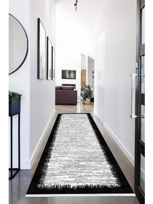 Napoli Home Dijital Baskılı Kaymaz Taban Yıkanabilir Modern Desenli Koridor Halısı Yolluk NHU-HT-511