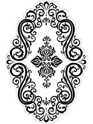 Napoli Home Dijital Baskılı Kaymaz Taban Yıkanabilir Lazer Kesim Salon Halısı ve Yolluk NH-LZR-HT-889