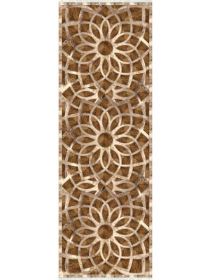 Napoli Home Dijital Baskılı Kaymaz Taban Yıkanabilir Modern Desenli Koridor Halısı Yolluk NHU-HT-1087