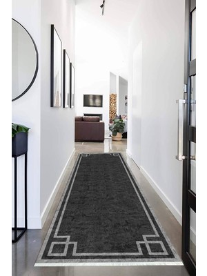 Napoli Home Dijital Baskılı Kaymaz Taban Yıkanabilir Modern Desenli Koridor Halısı Yolluk NHU-HT-364