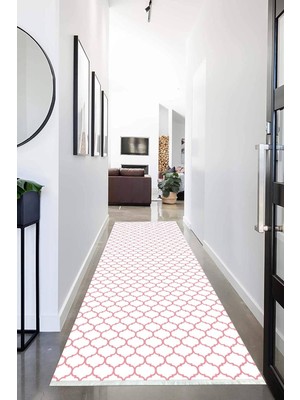 Napoli Home Dijital Baskılı Kaymaz Taban Yıkanabilir Kupa Desenli Koridor Halısı Yolluk NHU-HT-551