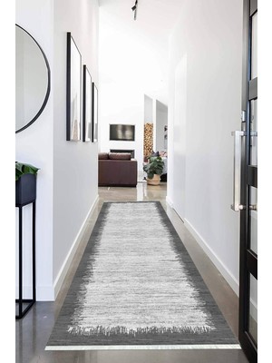 Napoli Home Dijital Baskılı Kaymaz Taban Yıkanabilir Modern Desenli Koridor Halısı Yolluk NHU-HS-222