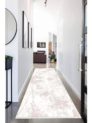 Napoli Home Dijital Baskılı Kaymaz Taban Yıkanabilir Modern Desenli Koridor Halısı Yolluk NHU-HT-214