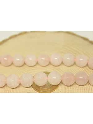 Yaşam Tohumu Pembe Kuvars Taşı Dizi 12MM