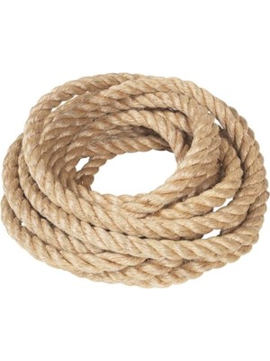 Emtory Home  18MM Kalın Halat (Dekoratif Jüt Kendir) 2,5 Metre