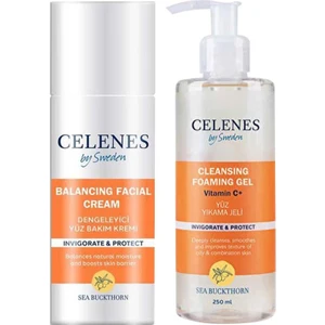 Celenes By Sweden Temizleme Jeli 250 ml ve Dengeleyici Yüz Kremi 50 ml