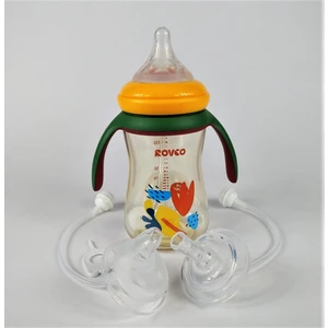 Tritan Pipetli Bebek Su Matarası 270ML N1034 Sarı Yeşil
