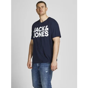 Jack & Jones Renkli Logo Baskılı Tişört-Corplogo