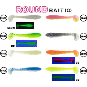 Round Bait 100MM Silikon Balık