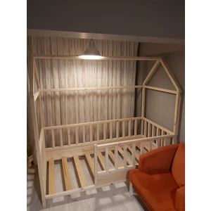 Baby Kinder Extra Montessori Doğal Bebek ve Çocuk Karyolası