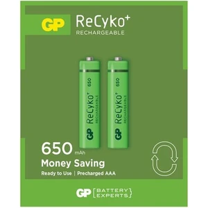 Gp Recyko Rechargeable Aaa 650M Ah Şarjlı Kalem Pil - 2 Adet