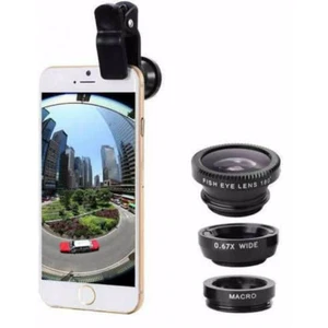 Balık Gözü Lens Seti Balıkgözü Makro Telefon Lensi