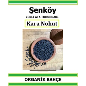 Yerli Yozgat Kara Nohut Tohumu Doğal Ata Tohum Pakette 10 Gr 50 Tohum + Hediye Sebze Tohumu