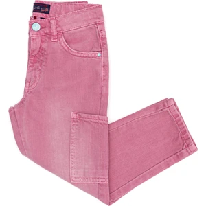 U.S. Polo Assn. Kız Çocuk Pembe Jean 50249630-VR041