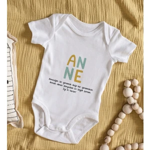 Bk Kids Anne Tasarımlı Bebek Body Zıbın - Model 2