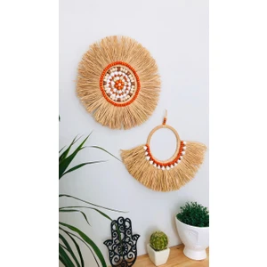 Rafya Deniz Kabuklu 2li Set