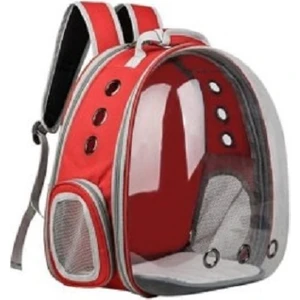 Meyspa Pazarlama Astronot Kedi Köpek Taşıma Çantası Kırmızı