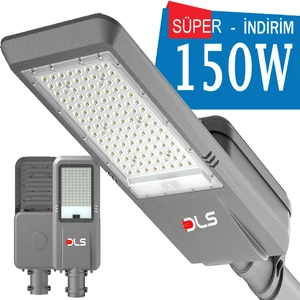 150W LED Yol Sokak Armatür Dls Park Bahçe Çevre Site Bina Dış Mekan Lamba Aydınlatma Ledli Sokak Armatürü