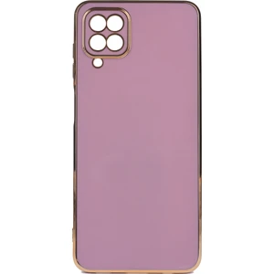 Samsung Galaxy A12 Parlak Kenarlı Bark Silikon Kılıf